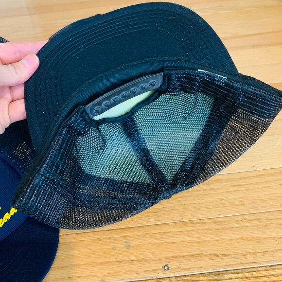 Lot of 3 Trucker NAVY Hats Caps and 1 NRA Hat - Picture 8 of 13